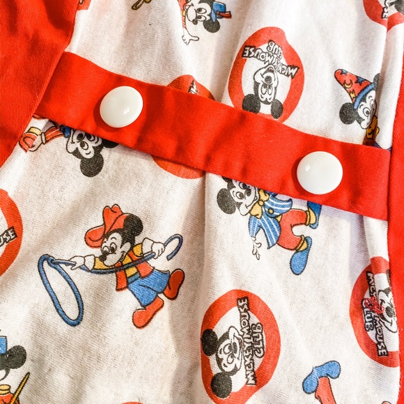 Vintage Handmade Mickey Mouse Mod Shift Dress - Picture 2 of 4